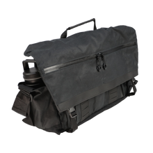Grey Ghost Gear - Wanderer Messenger Bag BK Angle - HCC Tactical