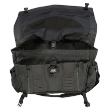 Grey Ghost Gear - Wanderer Messenger Bag BK Open - HCC Tactical