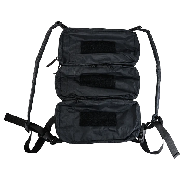 Black; Matbock - Graverobber Assault Medic Insert with Pouches and Shoulder Straps - HCC Tactical