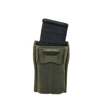 Ranger Green; Agilite - Pincer Single 5.56 Mag Pouch - HCC Tactical
