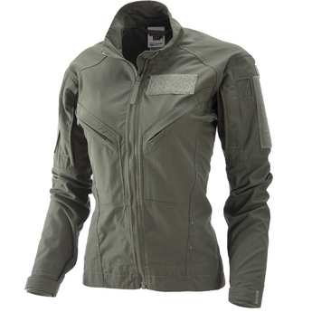Sage Green; Massif - 2-Piece Flight Suit Jacket - NAVAIR - Women's Fit - (FR) - HCC Tactical