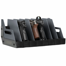 Gray; Savior Equipment - Pistol Rack - 8 slot - HCC Tactical