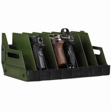 OD Green; Savior Equipment - Pistol Rack - 8 slot - HCC Tactical