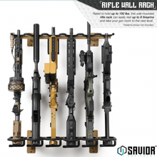 Savior Equipment - Rifle Wall Rack - v - HCC Tactical