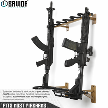 Savior Equipment - Rifle Wall Rack - v2 - HCC Tactical
