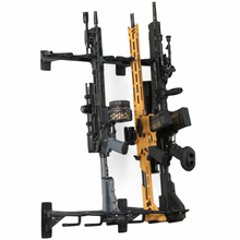 Black; Savior Equipment - Rifle Wall Rack - HCC Tactical