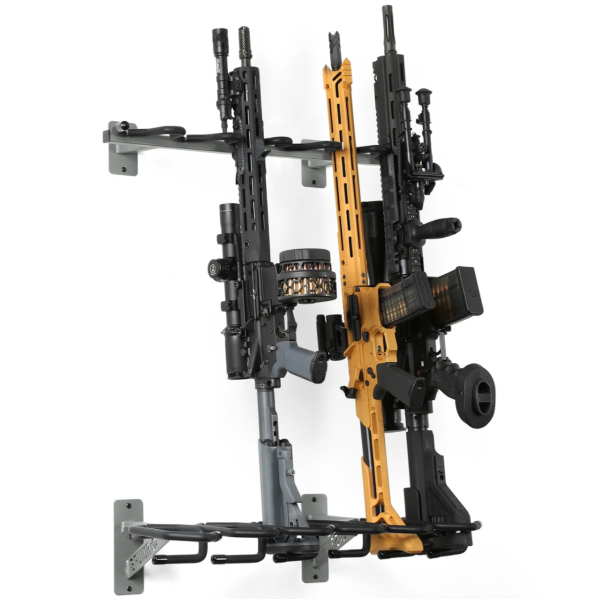Savior Equipment - 3-Slot Adjustable Wall Rack - HCC Tactical