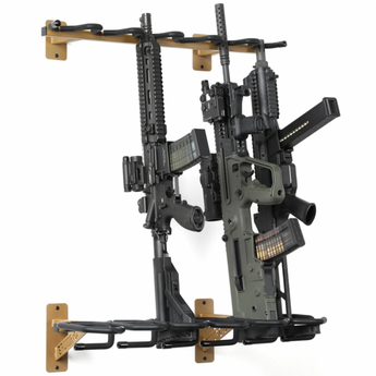 Tan; Savior Equipment - Rifle Wall Rack - HCC Tactical