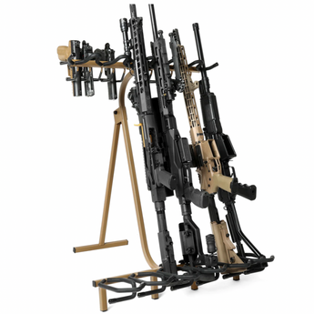 Tan; Savior Equipment - Mobile Firearm Rack - HCC Tactical