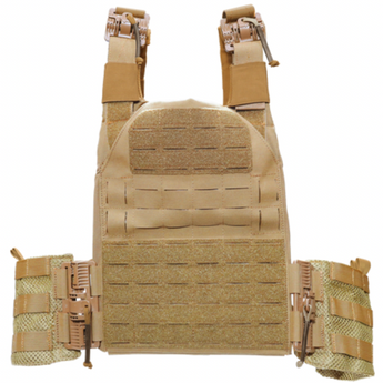 Coyote Brown; Grey Ghost Gear - SMC Plate Carrier - Laminate - HCC Tactical