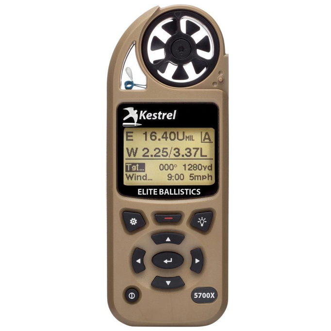 Tan; Kestrel - Kestrel 5700X Elite Weather Meter - HCC Tactical