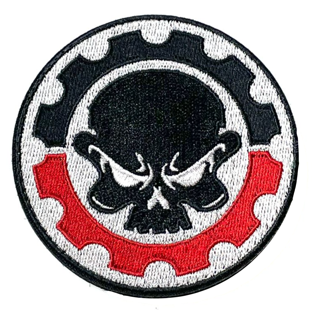 Red/Black; HCC Tactical - Gear for Warriors Patch - HCC Tactical