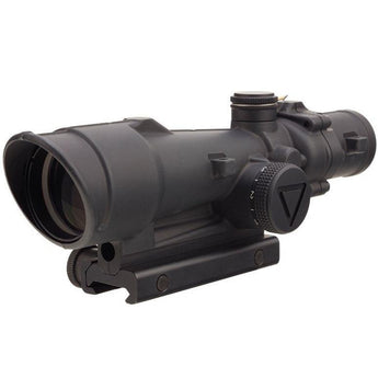 Black; Trijicon ACOG® 3.5x35 LED Riflescope (Chevron Reticle) - HCC Tactical