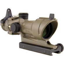 Trijicon ACOG® 4x32 Tritium Riflescope (Amber Crosshair Reticle) Left Profile FDE - HCC Tactical