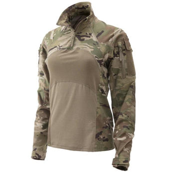 Advanced Quarter Zip Combat Shirt - Women's (FR) OCP Side - HCC Tactical