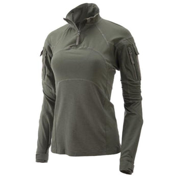 Sage Green; Advanced Quarter Zip Combat Shirt - Women's (FR) - HCC Tactical