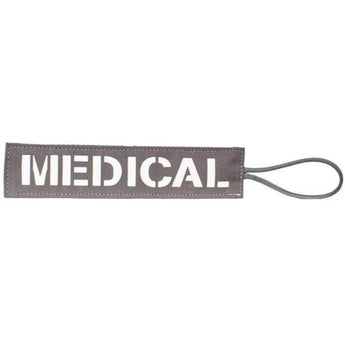 Manatee Grey; First Spear Bag Tag Fabric Backed - HCC Tactical