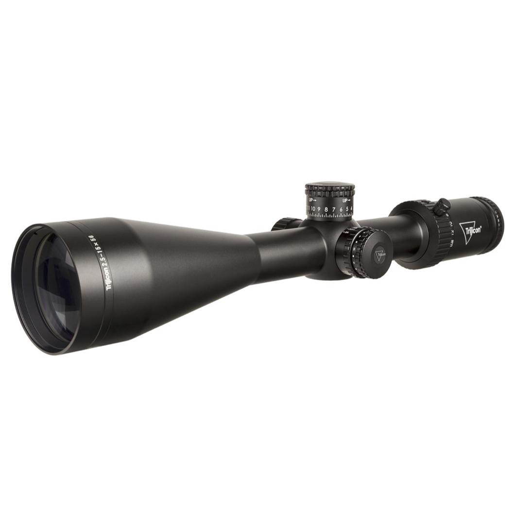 Black; Trijicon Credo™ HX 2.5-15x56 Riflescope - HCC Tactical