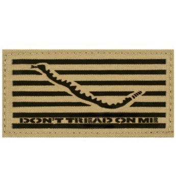 Coyote; "Don't Tread On Me" First Navy Jack IR Cell Tag™ - HCC Tactical