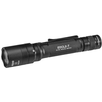 Black; EDCL2-T Dual-Output LED Everyday Carry Flashlight - HCC Tactical