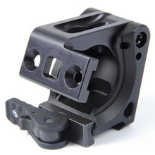 Unity Tactical FAST Omni Flip-To-Center Magnifier Mount Black Closed Reverse - HCC Tactical