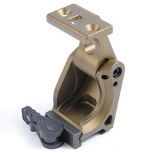 alt - FDE; Unity Tactical FAST Omni Flip-To-Center Magnifier Mount - HCC Tactical