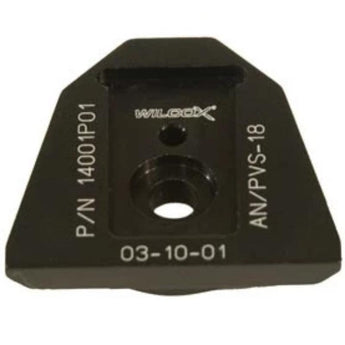 Black; Wilcox NVG Mounting Shoe For AN/PVS-18/18A - HCC Tactical
