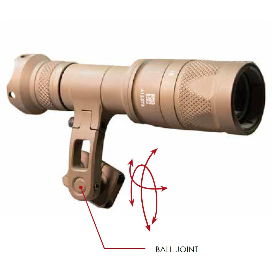thumbnail image 2 of SS Precision M-AX CAG Helmet Flashlight Mount – Metal Base Bracket For Helmets 2 of 3