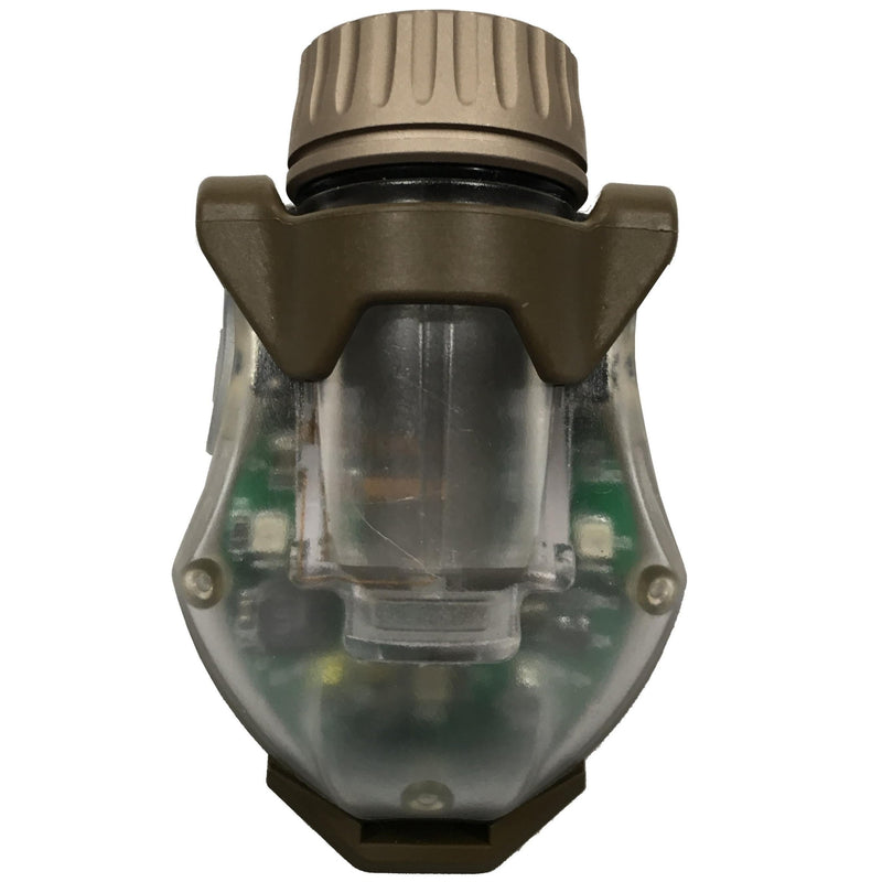 実物 S&S Precision Manta StrobeライトTan 白/緑 Manta Strobe