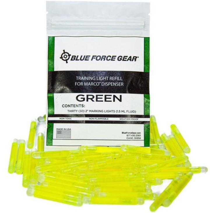 Green; Blue Force Gear - MARCO Training Light Refill Pack - HCC Tactical