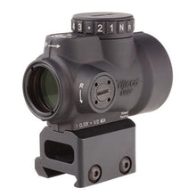 Trijicon MRO® 1x25 Red / Green Dot Sight (2.0 MOA Adjustable) Lower Full Cowitness Mount Right Profile - HCC Tactical