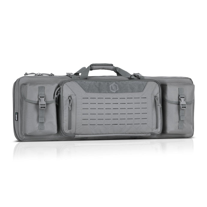 Gray; Savior Equipment - Urban Warefare - Double Rifle Case 36" - HCC Tactical
