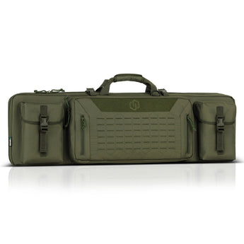 OD Green; Savior Equipment - Urban Warefare - Double Rifle Case 42" - HCC Tactical