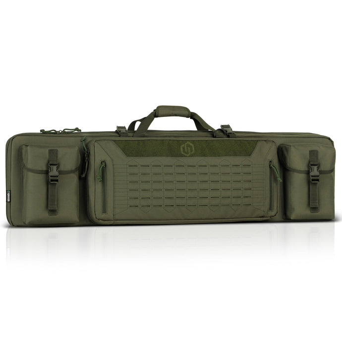 OD Green; Savior Equipment - Urban Warefare - Double Rifle Case 46" - HCC Tactical