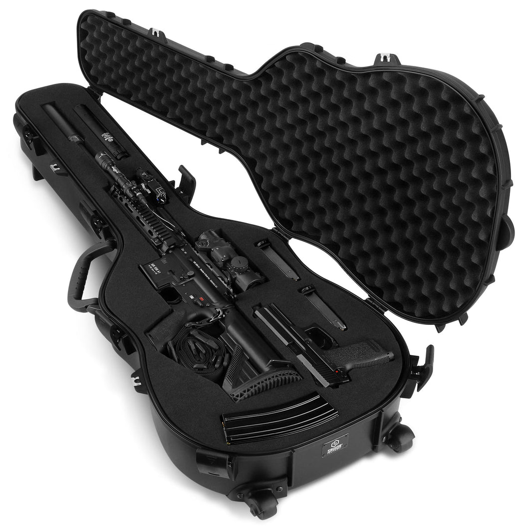 Black; Savior Equipment - Ultimate Guitar Case - Single Rifle Case - HCC Tactical