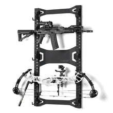 Obsidian Black; Saviour Equipment - Horizontal Wall Rack - HCC Tactical