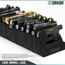 Black; Savior Equipment - Pistol Rack - 12-Slot 3 - HCC Tactical