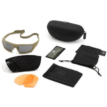 Revision ShadowStrike Ballistic Sunglasses Deluxe Shooter's Kit Tan - HCC Tactical