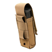 alt - Coyote Brown; Blue Force Gear Single Pistol Mag Pouch Profile RG Close - HCC Tactical