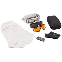 Revision SnowHawk Goggle System Deluxe Shooter's Kit White - HCC Tactical
