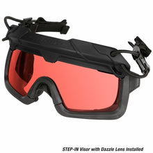 Ops-Core Step-in Visor Replacement Lens Dazzle Installed - HCC Tactical