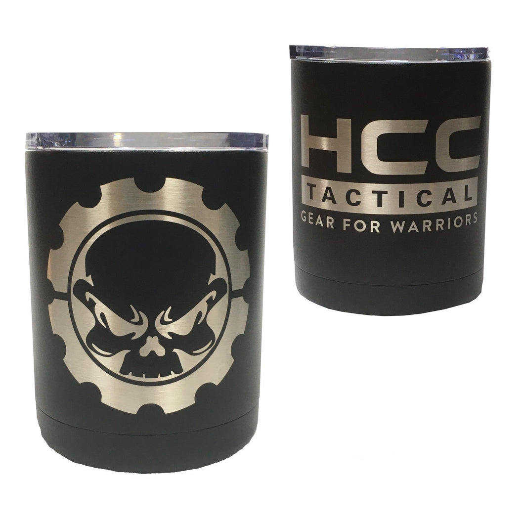 Black; Pipe Hitter's Union Warrior - 10 oz Lowball Lowball - HCC Tactical
