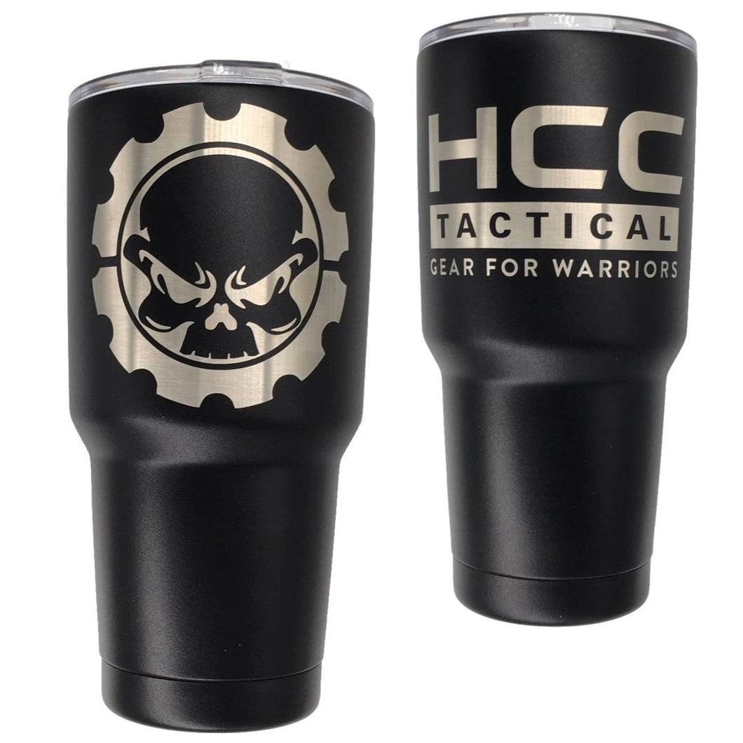 Black / Stainless; Pipe Hitters Union Warrior - 30 oz Tumbler - HCC Tactical