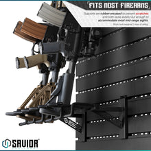 Savior Equipment - Wall Rack System - Rifle Wall Rack Mounted - HCC Tactical