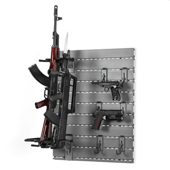 SW Grey; Savior Equipment Wall Rack System w/ Attachments - HCC Tactical