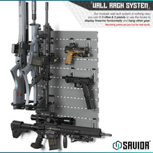 Savior Equipment Wall Rack System w/ Attachments Rack - HCC Tactical