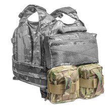 MultiCam; HRT Tactical Zip-On Dual Removable GP Pouches  - v - HCC Tactical